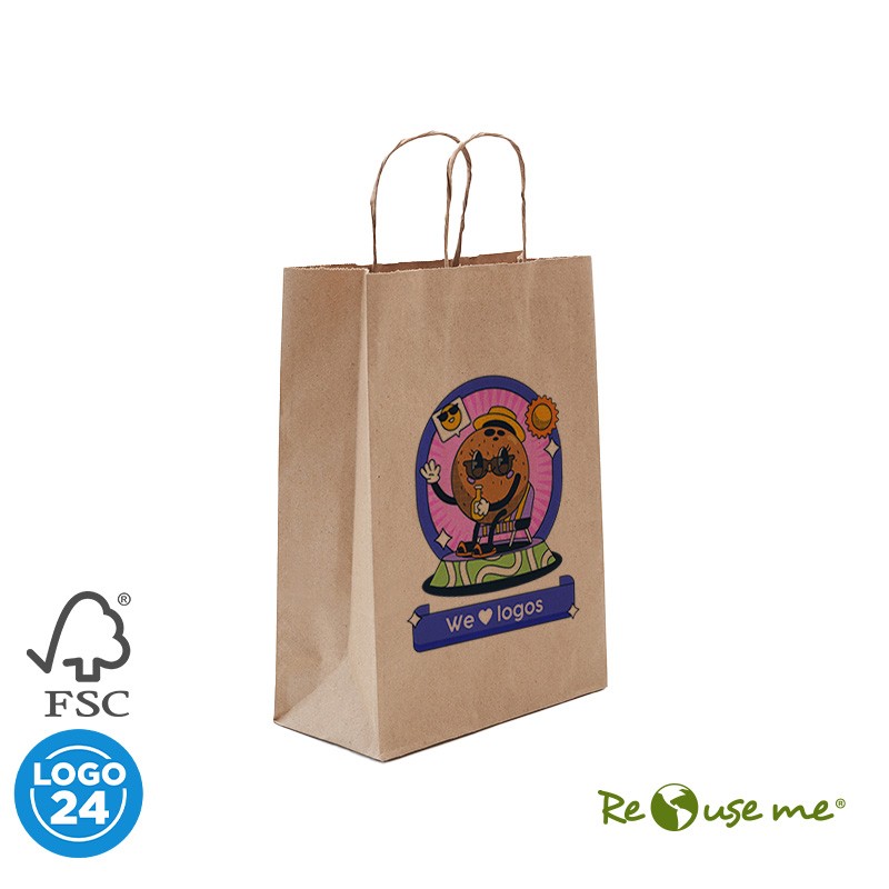 Bolsa Kraft 22x10x30 - foto principal