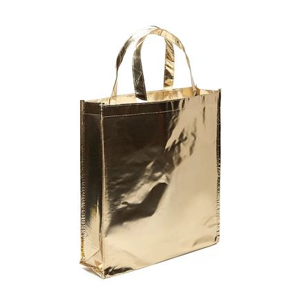 Bolsa Shopping Metalica 36x40x10