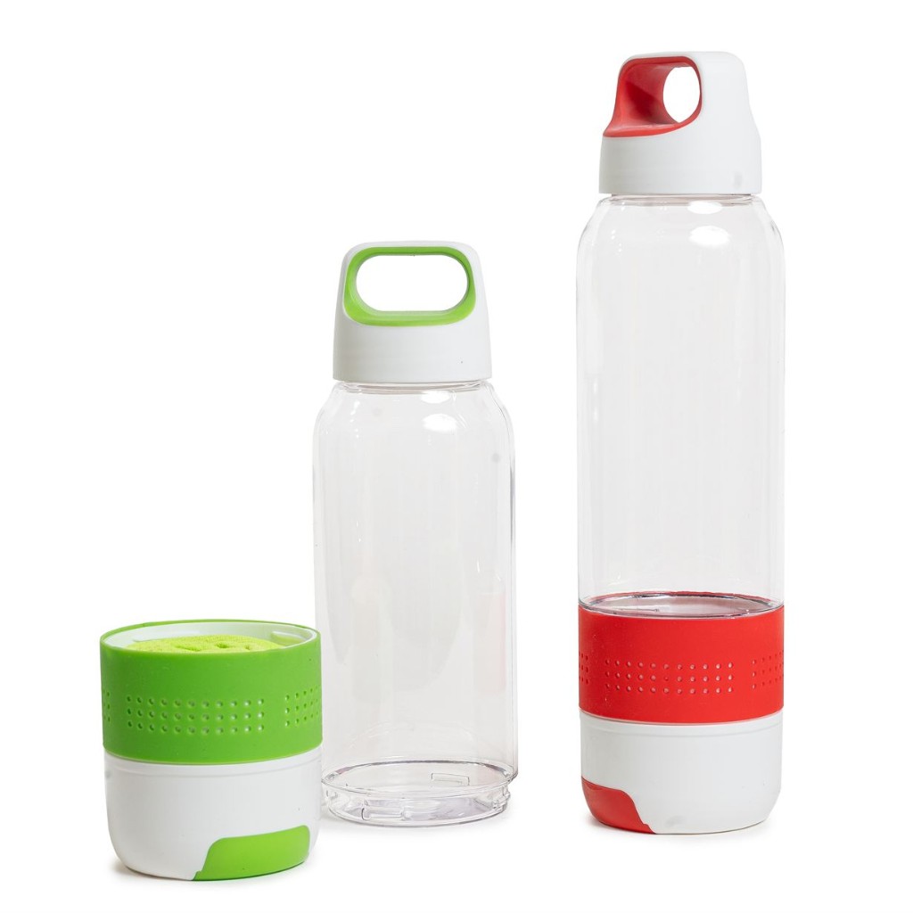 Botella Pvc Cristal con Toalla de Microfibra - foto principal