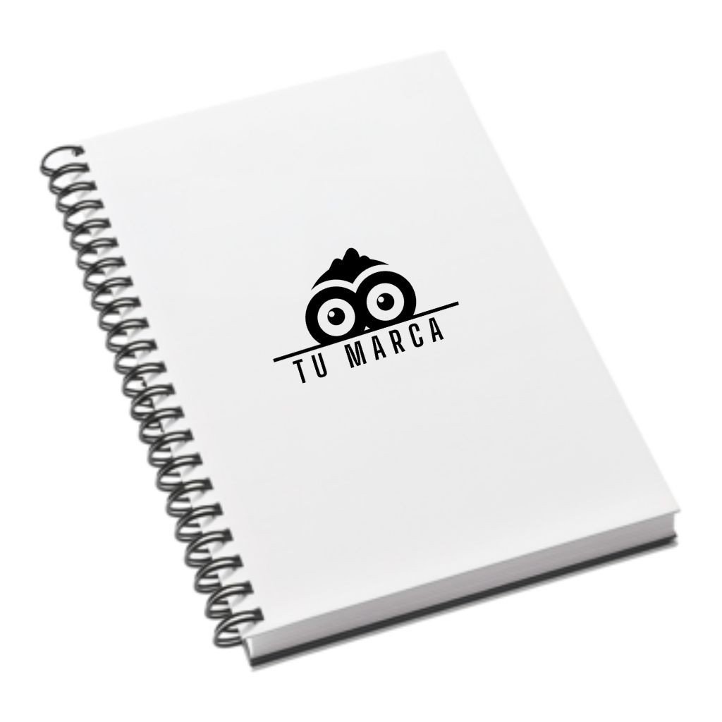Cuaderno Tapa Dura Espiral Diseño Propio - foto principal