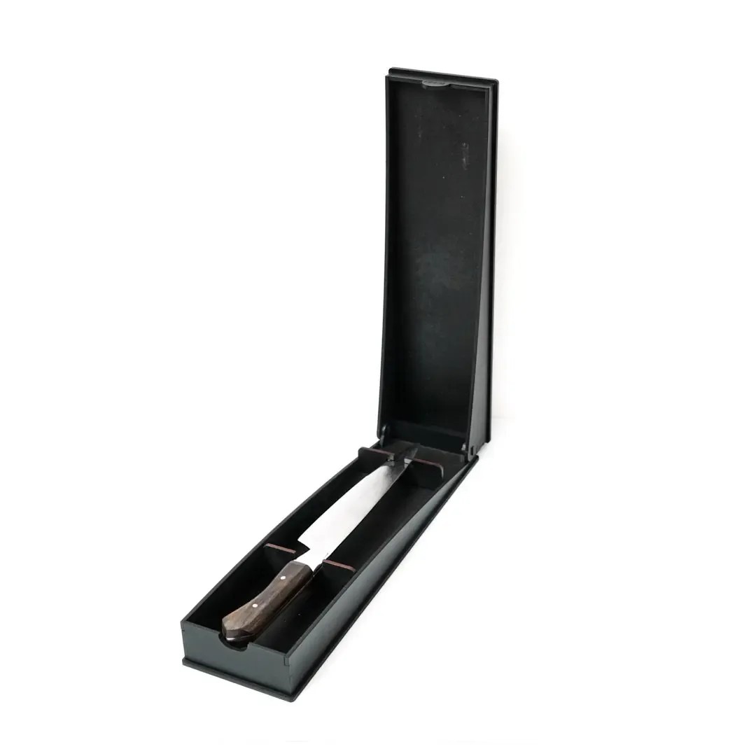 Cuchillo G Con Aplique En Box De Madera - foto principal