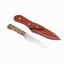 Cuchillo M 3 Anillos En Vaina De Cuero - foto 1