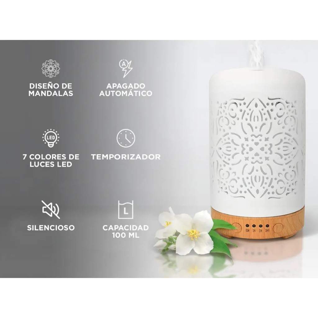 Difusor Aromático Diseño de Mandalas - foto principal