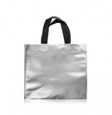 Eco Bolsa 30x30x10 Metalizada con Impresion - foto 2