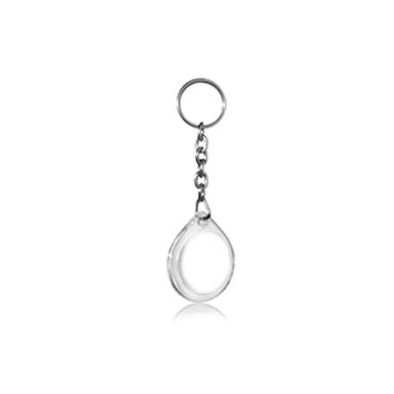 LLAVERO REDONDO Ø 33mm, CADENA FORCET LARGA S/Imp.