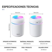 Humidificador 300 ml con Luz RGB - foto 3