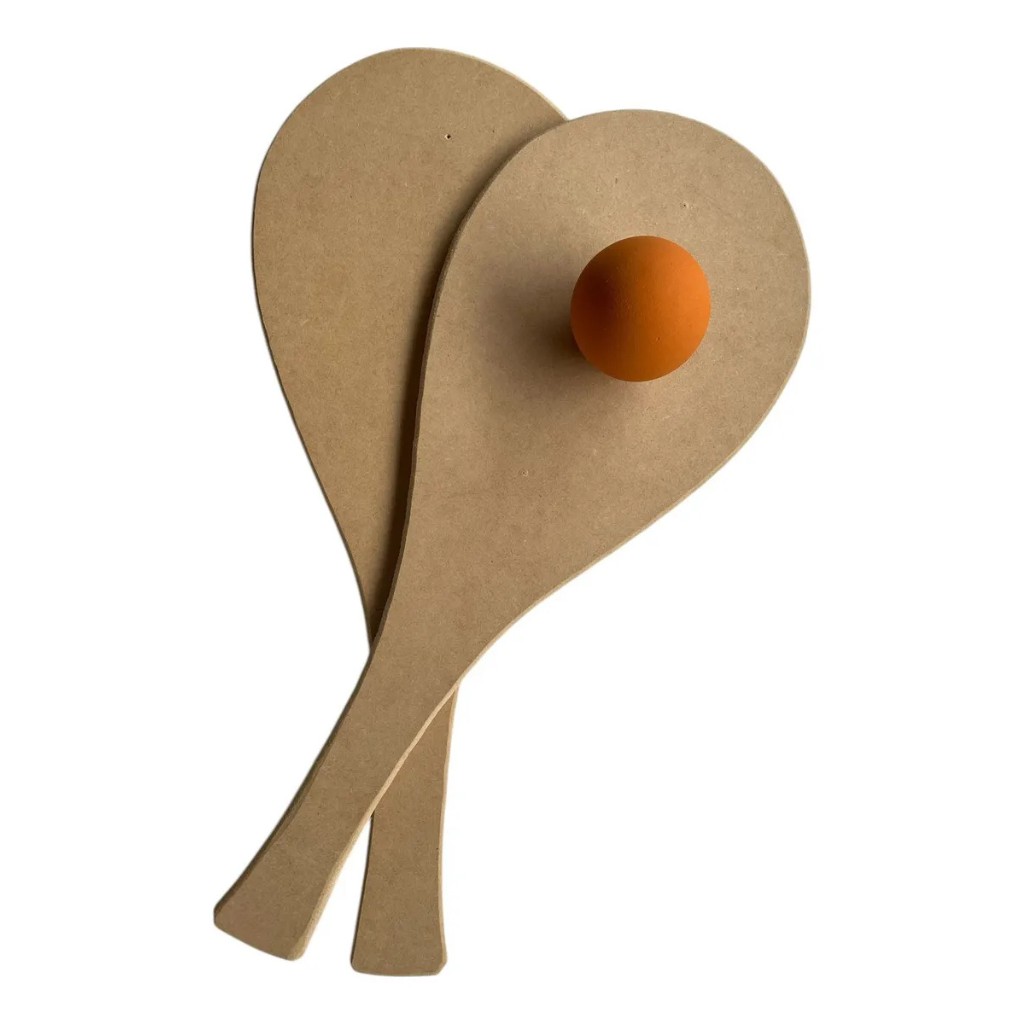 Kit Paleta Playera de Madera con Pelota - foto principal