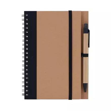 Libreta Espiral Eco Tierra con Bolígrafo A5
