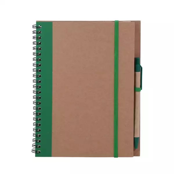 Libreta Espiral Eco Tierra con Bolígrafo B6 - foto principal