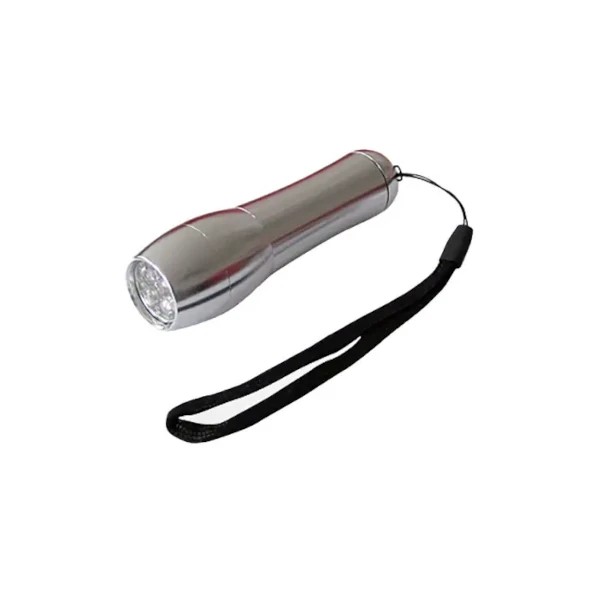 Linterna Metálica De Nueve Leds - foto principal