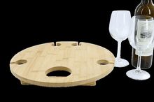 Mesa de Vino Portátil de Bambú (HL3481) - foto 4
