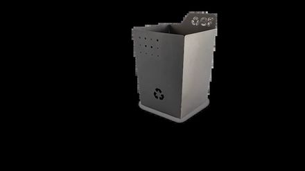 Papelero EcoFold Acero