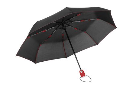 Paraguas plegable antiviento