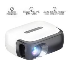 Proyector Mini Portátil Full Hd Conexión Hdmi Control Remoto - foto 4