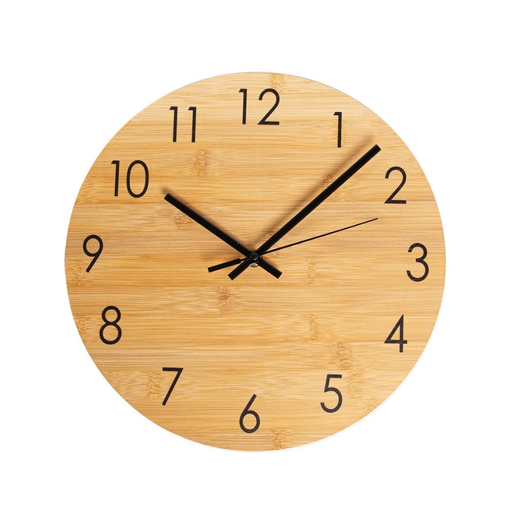 Reloj Pared en Bamboo - foto principal