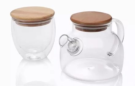 Set de Tetera y Vaso LINNEO B32