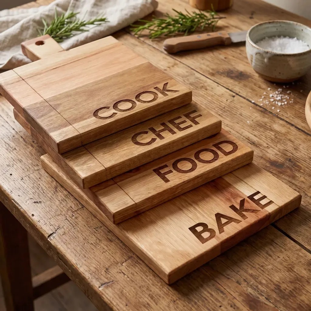 Set X4 Tabla Cocina Mini 15X15 - foto principal