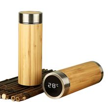 Termo con Sensor de Temperatura 500 Ml Símil Madera 2059 - foto 2