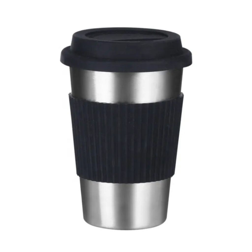 Vaso Acero con Tapa Silicona Duglas - foto principal