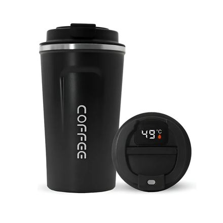 Vaso Térmico Con Display LED 510ml – Blanco