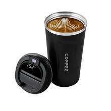 Vaso Térmico Con Display LED 510ml – Blanco - foto 2