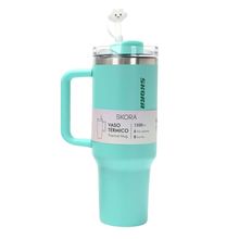 Vaso térmico Skora con bombilla y tapon nube 1200ml - foto 2