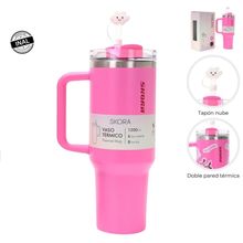 Vaso térmico Skora con bombilla y tapon nube 1200ml - foto 3