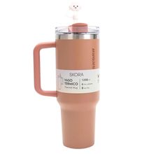 Vaso térmico Skora con bombilla y tapon nube 1200ml - foto 9