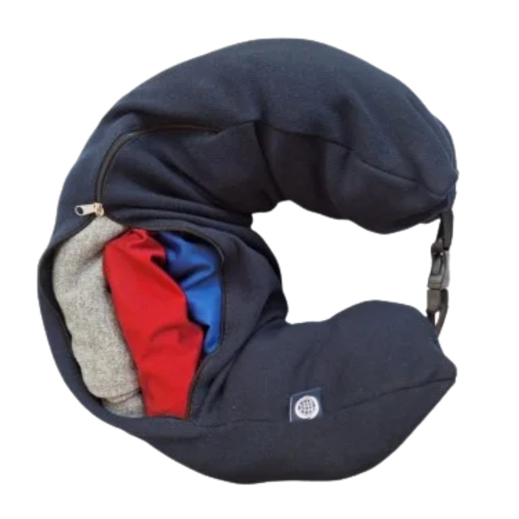 Almohada de Viaje Cuello con Cierre Guarda Ropa - foto principal